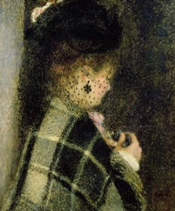 Joven con un pequeño velo, c.1875